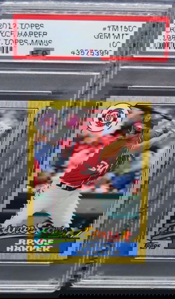 2012 Topps BRYCE HARPER 1987 Future Stars ROOKIE PSA 10 Low Pop!