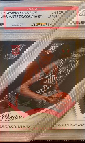 2013 Panini Prestige Giannis Antetokounmpo #175 PSA 9