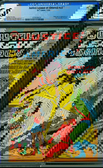 JUSTICE LEAGUE OF AMERICA #23, CGC 5.0 VGF