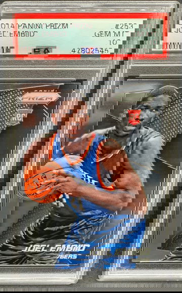 Joel Embiid 2014 Panini Prizm PSA 10