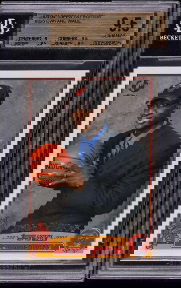 2003 Topps First Edition Dwyane Wade ROOKIE #225 BGS 9.5 GEM MINT