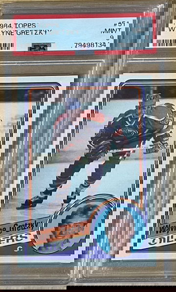 Wayne Gretzky 1984 Topps PSA 9