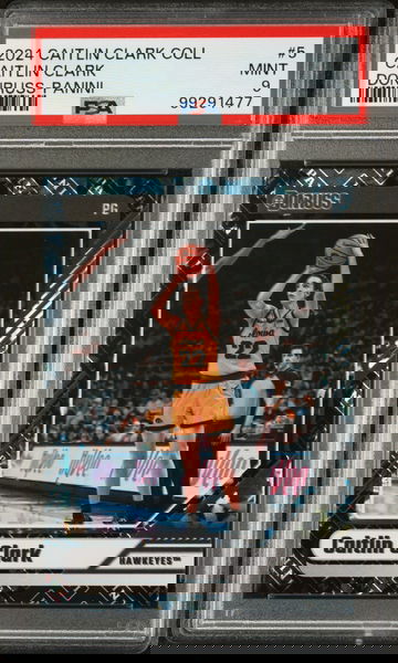 Caitlin Clark 2024 Panini Donruss #5 Basketball Card PSA 9 Mint