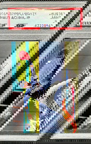 2018 Topps Update Rookie Debut Ronald Acuna Jr #US252 PSA 9 MINT Rookie RC