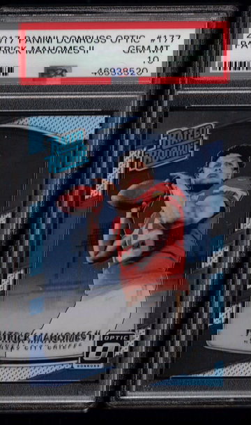 2017 Panini Donruss Optic PATRICK MAHOMES #177 PSA 10 Gem Mint