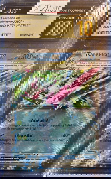 2023 Pokémon Tsareena ex Paradox Rift 046/182 CGC 10 Pristine