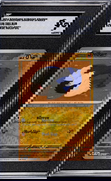 2024 Pokemon TCG #108/191 Drilbur Surging Sparks SGC 9