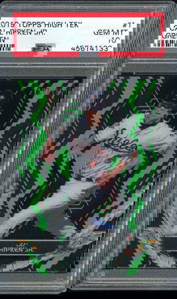 2019 Topps High Tek Green #1 Cal Ripken PSA 10 /150