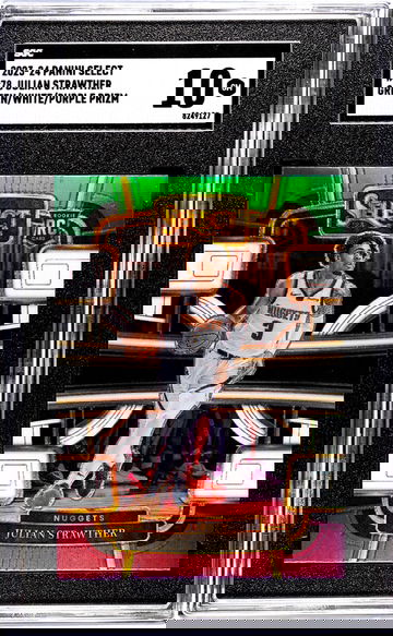 2023-24 Panini Select #78 Julian Strawther Green/White/Purple Prizm SGC 10