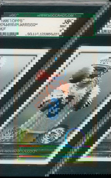 1996 Topps Marvin Harrison #426 RC SGC 9