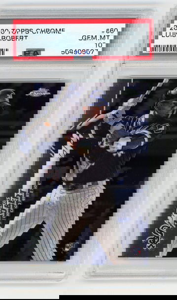 2020 LUIS ROBERT TOPPS CHROME PSA 10