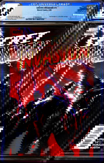 Secret Invasion #1 🔥1st Print (2008) Disney+ Show MCU 🔥 CGC 9.8 - WHITE Pages