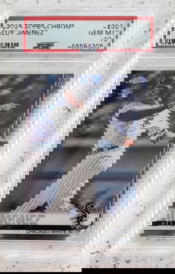 2019 Topps Chrome Eloy Jimenez Rookie RC PSA 10