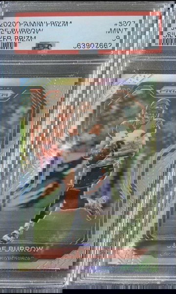 2020 Prizm Joe Burrow Silver PSA 9 #307