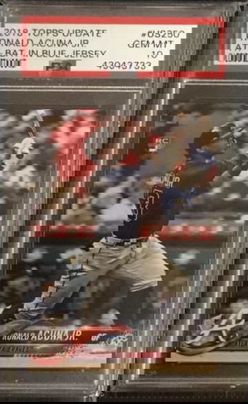 2018 Topps Update - RONALD ACUNA JR. - Rookie - PSA 10