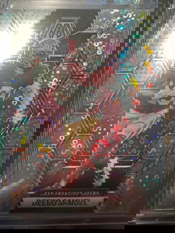 2023 panini Mosaic DeeBo Samuel White Sparkle