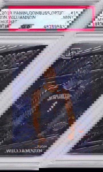 Zion Williamson 2019 Optic My House PSA 9