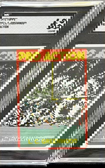 1972 Topps Football #257 LC Greenwood Rookie RC Pro Action SGC Graded Slab HOF