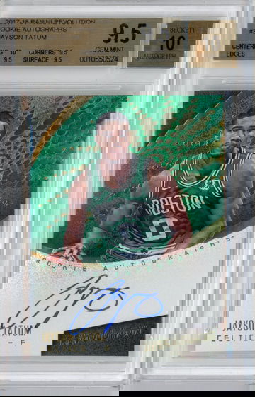 2017 Panini Revolution Jayson Tatum Rookie Autographs BGS 9.5