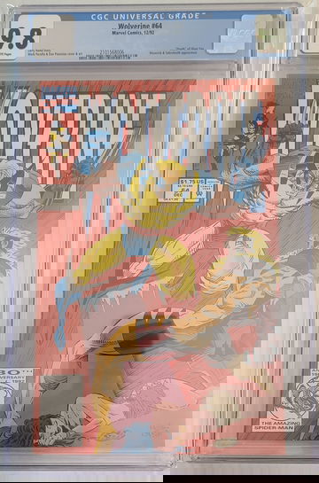 Wolverine #64 CGC 9.8 (death of Silver Fox)