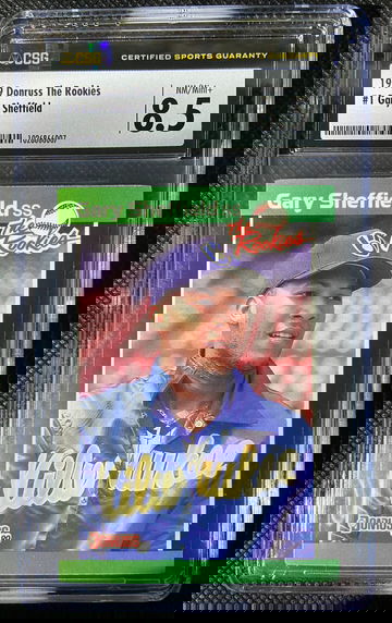 1989 Donruss Gary Sheffield The Rookies CSG 8.5