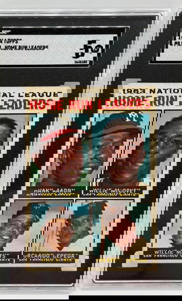 1964 Topps NL Home Run Leaders # 9 SGC 5