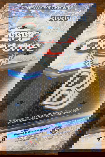 2020 Topps Chrome Ben Baller Baseball Hobby Box