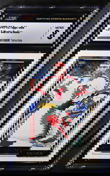 1992-93 TOPPS GOLD MARTIN BRODEUR #513 CSG 8