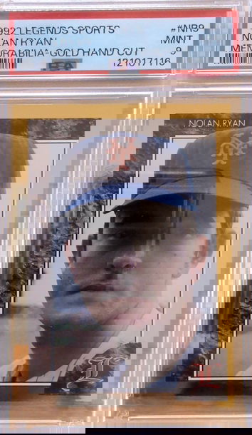 1992 Legends Sports Gold Nolan Ryan NR9 PSA 9 pop 4 none higher