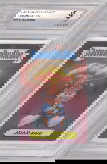 2013 Garbage Pail Kids Chrome Series 1 #8a Adam Bomb BGS 9