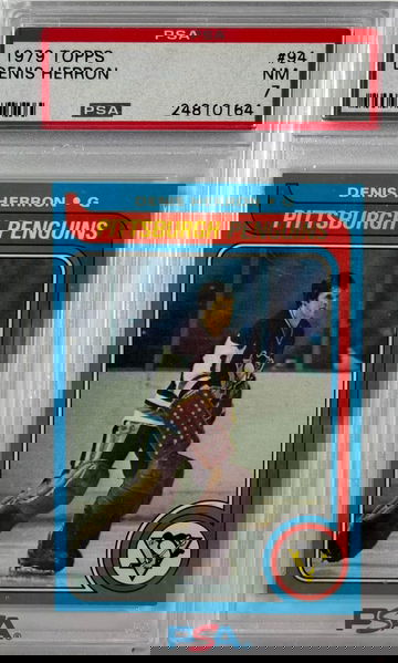 1979 Topps Denis Herron PSA 7 Near Mint