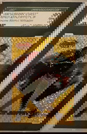 1996 Ken Griffey Jr. Bowmans Best Preview Atomic Refractor