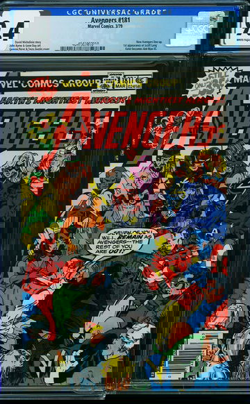 AVENGERS #181, CGC 9.4 NM