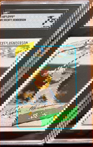 1980 Topps Rickey Henderson SGC 7