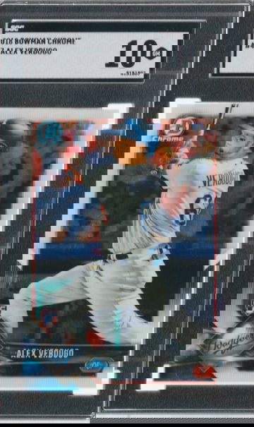 2018 Bowman Chrome #47 Alex Verdugo Rookie Card SGC 10