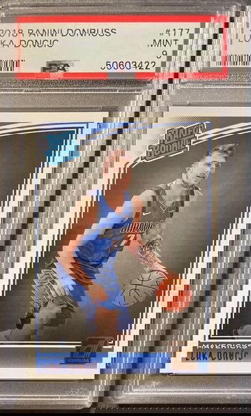 Luka doncic 2018 Donruss basketball psa 9 rookie card