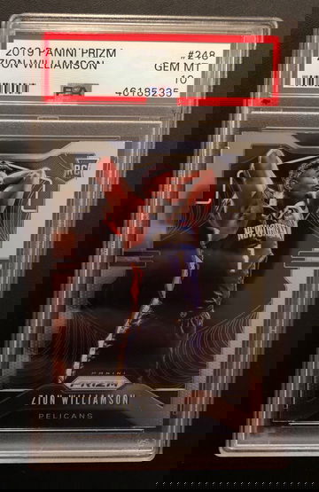 Zion Williamson 2019 Base Rookie Gem MT 10 #248