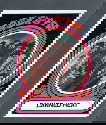 1972 HItmakers Rock & Pop Non Sport Card #15 Canned Heat NM/MT