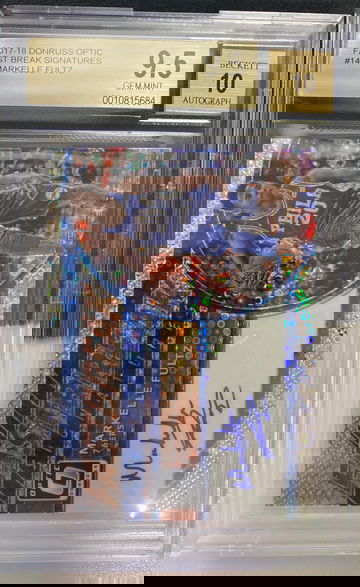 2017-2018 donruss optic fast break signatures Markelle Fultz BGS 9.5 auto 10