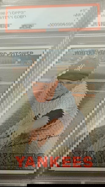 1967 Topps Whitey Ford PSA 7