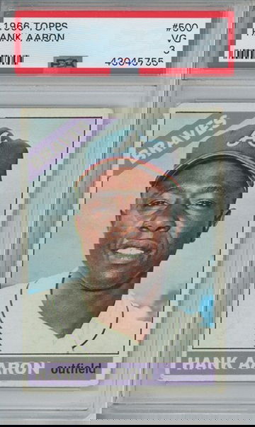 1966 Topps Hank Aaron