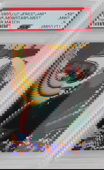 1996 Upper Deck Space Jam #38 Michael Jordan vs Monstars PSA 9 MINT LOW POP (9)