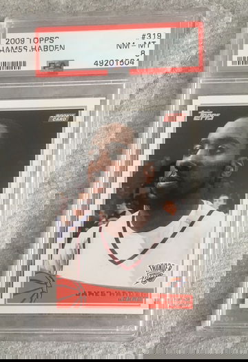 2009 Topps James Harden PSA 8 #319 NM-MT
