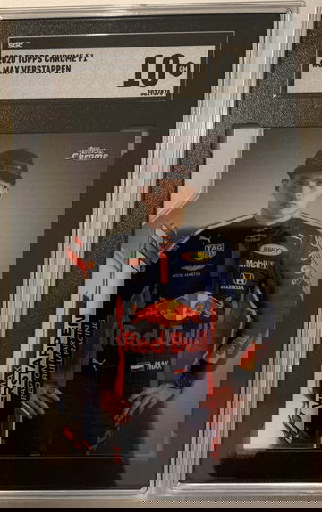 2020 Max Verstappen Topps Chrome F1 #6 SGC 10