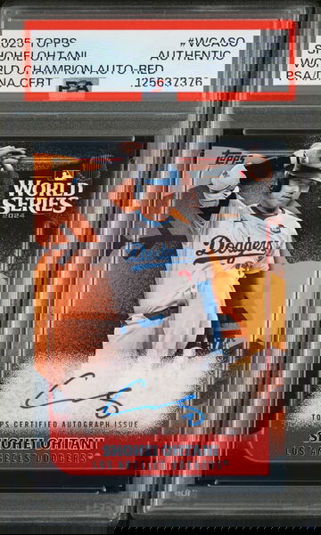 Shohei Ohtani /5 RED PSA Authentic 2025 Topps