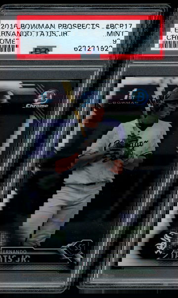 2016 Bowman Chrome Prospects BCP17 Fernando Tatis Jr. Pre Rookie RC PSA 9 MINT