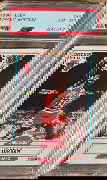 1990 Fleer #26 Michael Jordan PSA 8