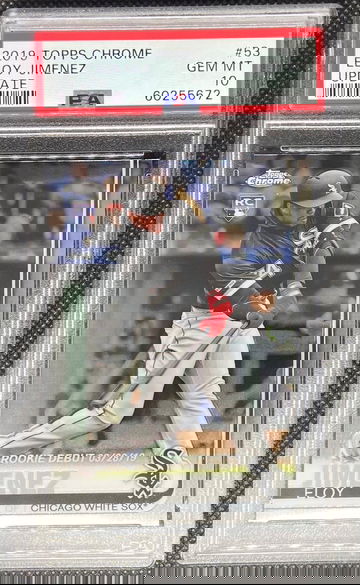 2019 Topps Chrome Update #53 Eloy Jimenez Chicago White Sox PSA 10 GEM MINT