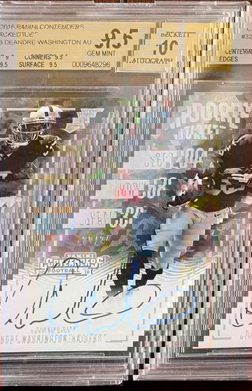 2016 Panini Contenders Cracked Ice Deandre Washington /24 - Raiders