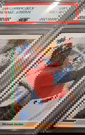 1991 Upper Deck Michael Jordan #SP1, PSA 8
